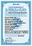 Сертификат веб-мастера